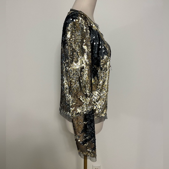 MaxAzria Collection Runway Sequin Jacket - Picture 7 of 12